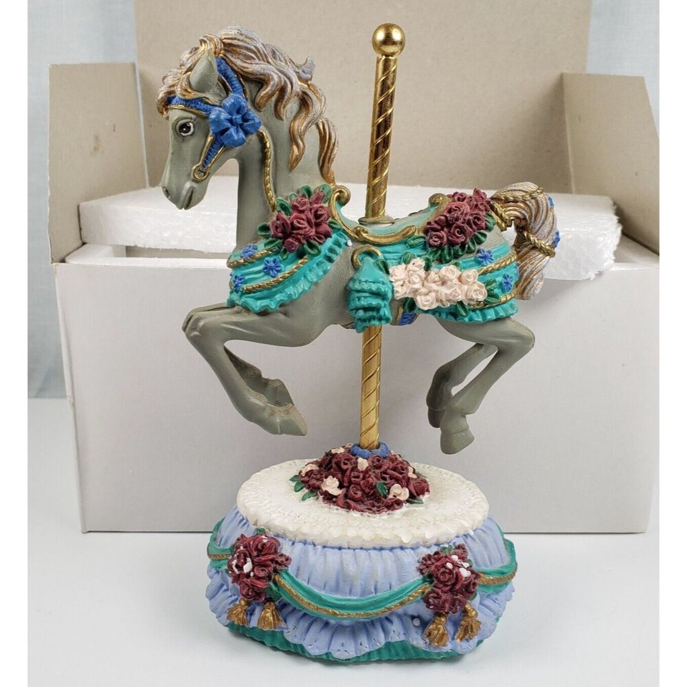 Melodies Country Fair Collection "Unchained Melody" Heritage House Carousel Hors